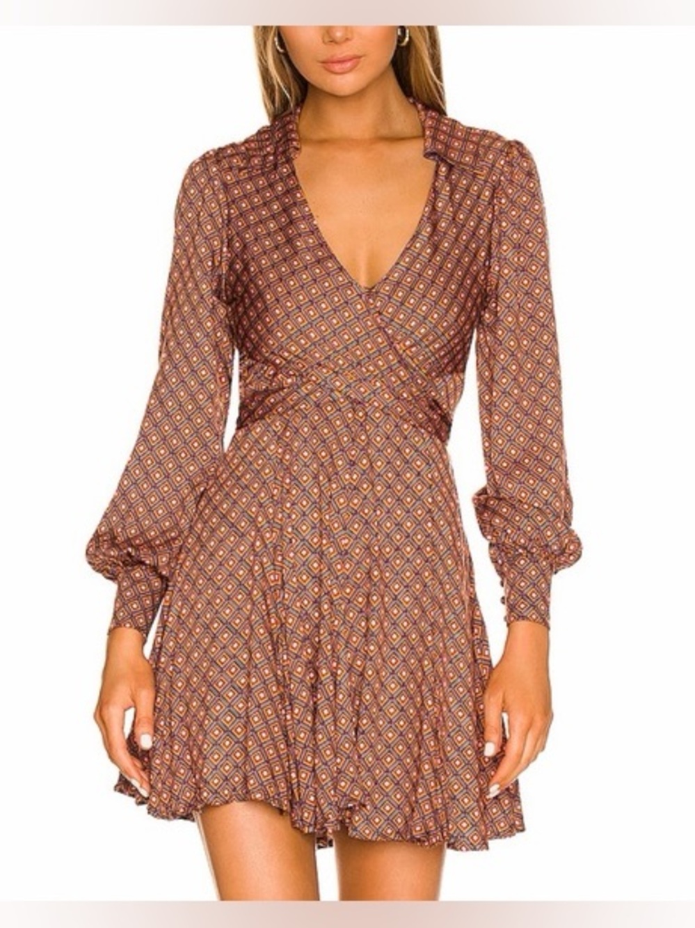 Revolve Free People It Takes Two Wrap Mini Dress Size 2
